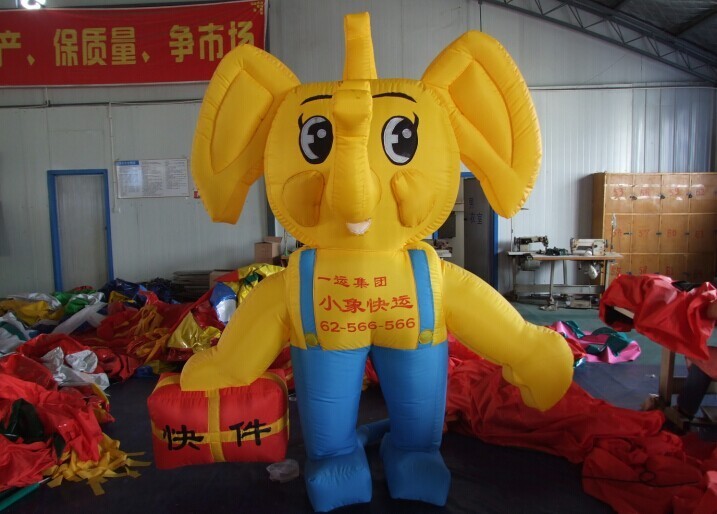 博鳌镇大象充气卡通气模